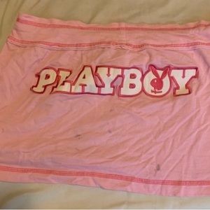 Pink Vintage Playboy Skirt